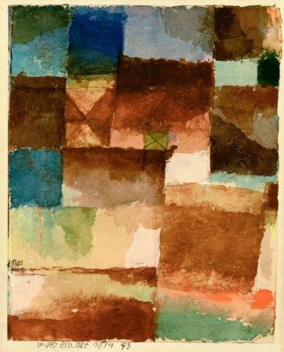 No deserto de Paul Klee